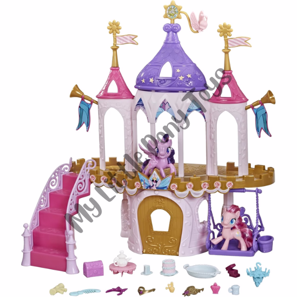 My Little Pony Friends Toys Friendship Castle Playset with Twilight Sparkle and Pinkie Pie Figures for Imaginative Adventures