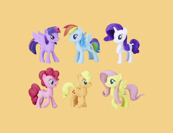 My Little Pony Toys Mane Six Friendship Figures