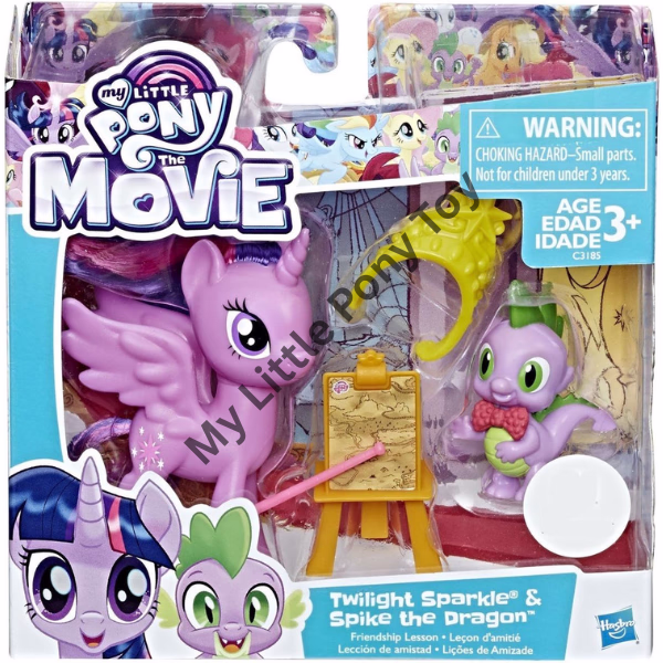 My Little Pony Twilight Sparkle Toy – Movie Figure with Spike