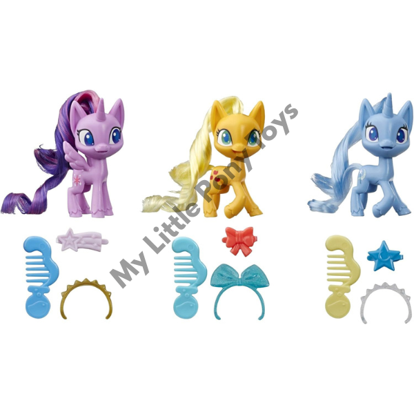 My Little Pony Applejack Toy Potion Pony 3-Pack – Applejack, Twilight Sparkle & Trixie
